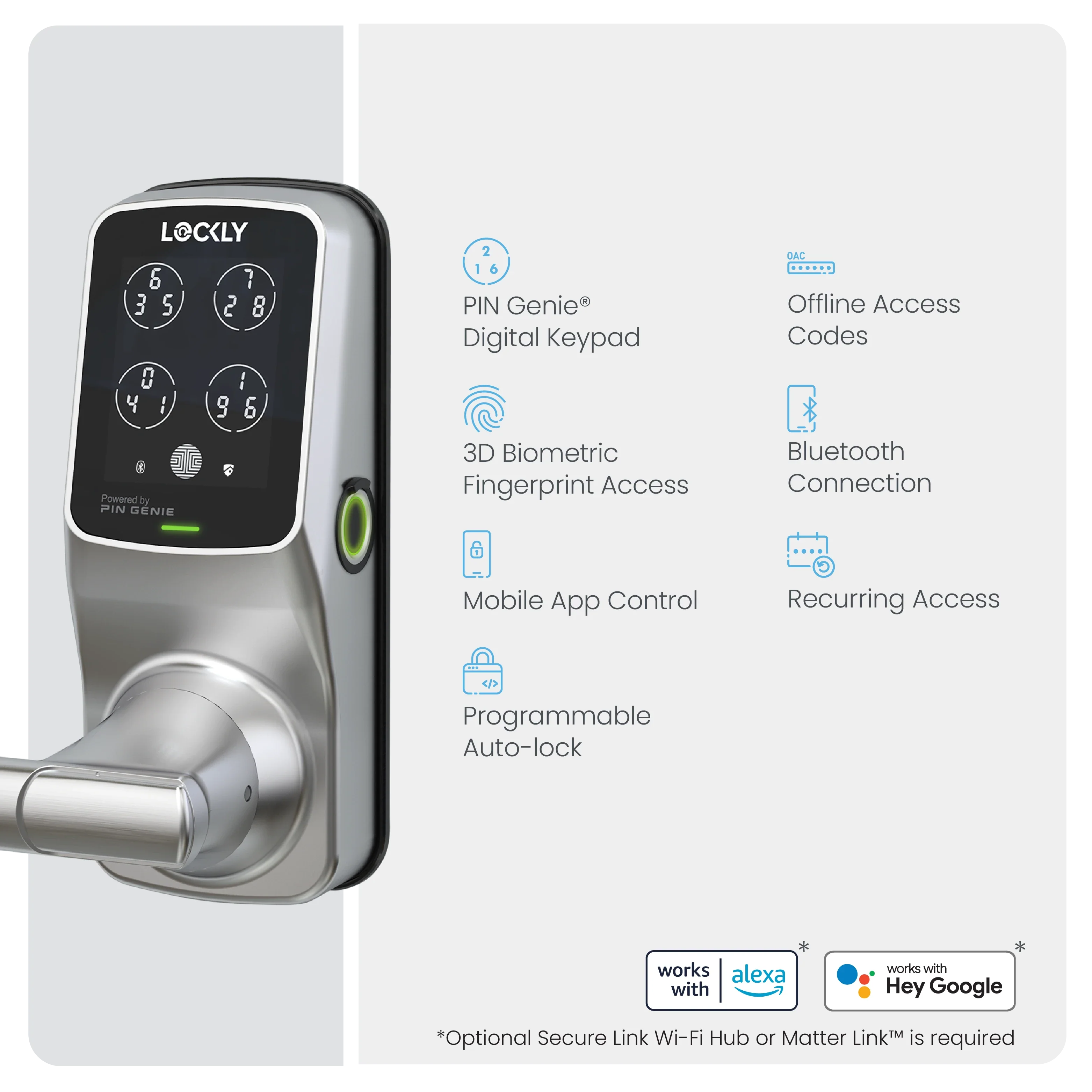 Peek-Proof Lockly Secure Plus Smart Lock - Image 13