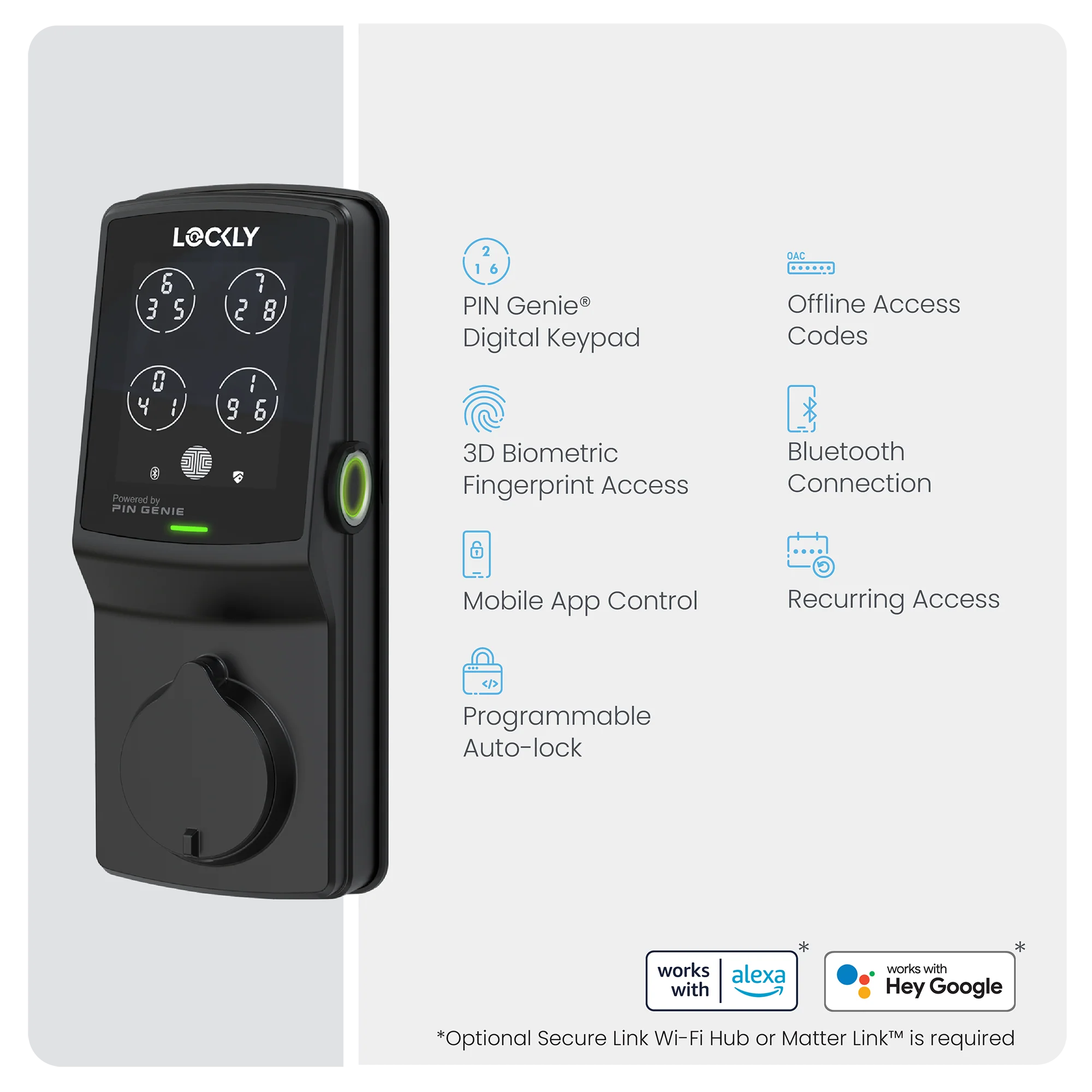 Peek-Proof Lockly Secure Plus Smart Lock - Image 24