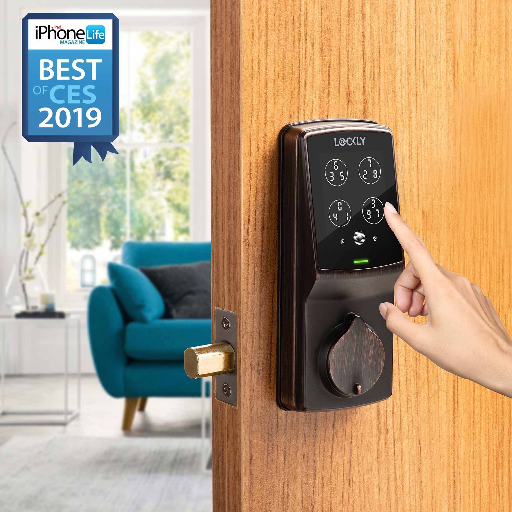 Peek-Proof Lockly Secure Plus Smart Lock - Image 36