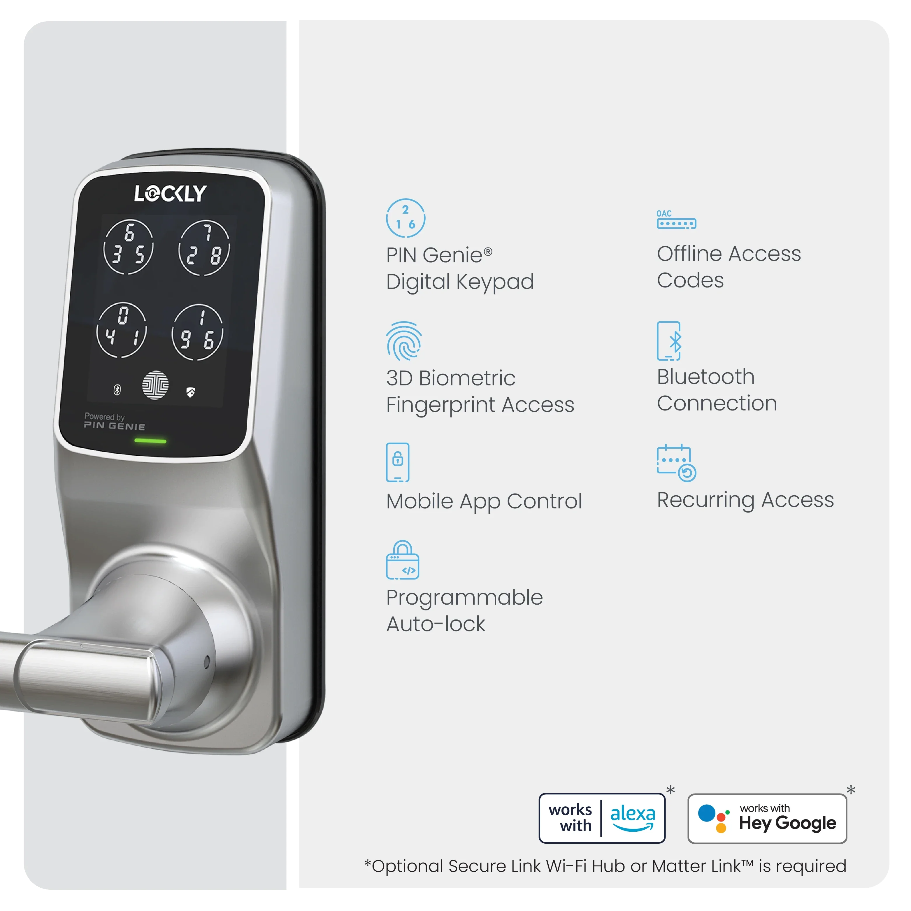 Peek-Proof Lockly Secure Plus Smart Lock - Image 42
