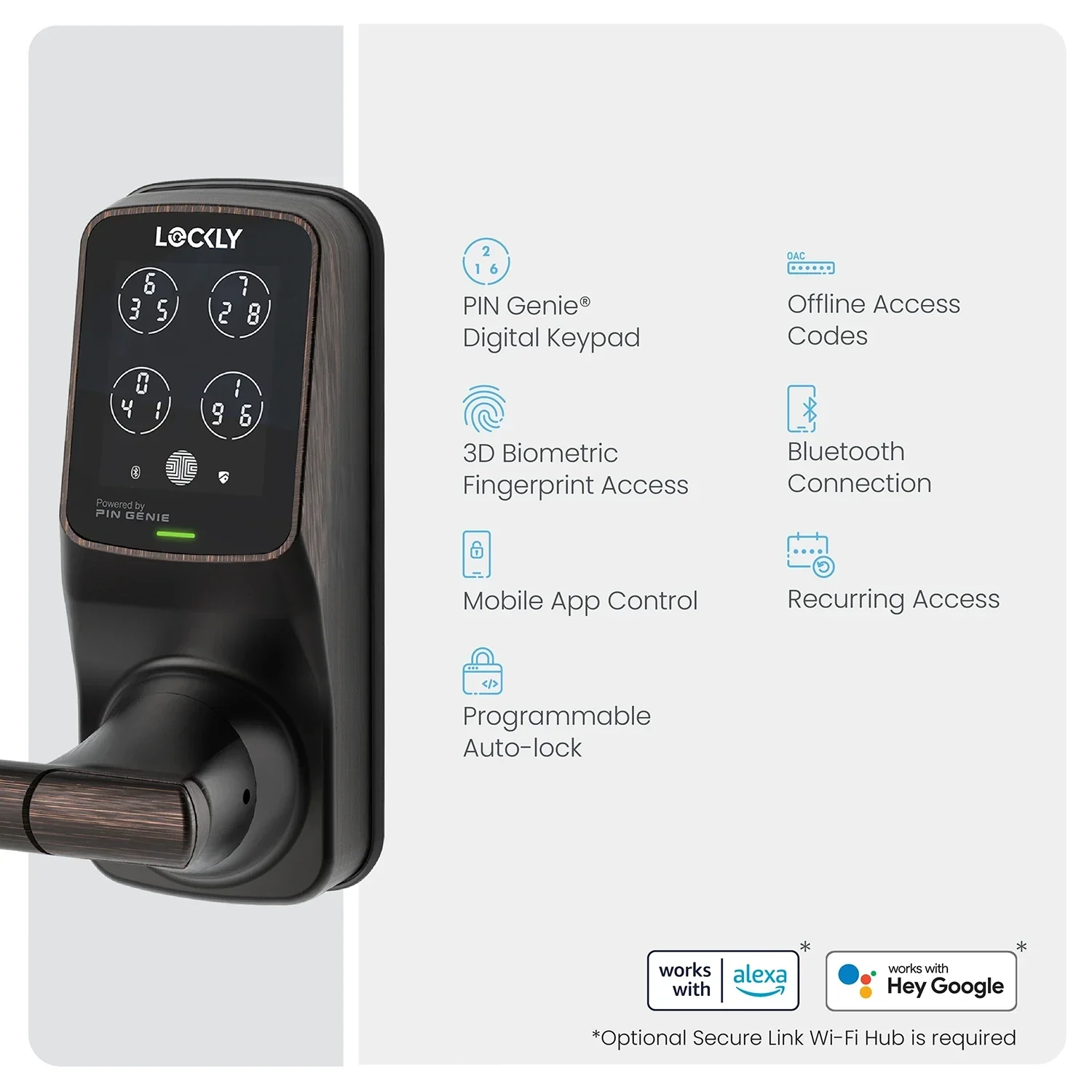 Peek-Proof Lockly Secure Plus Smart Lock - Image 52