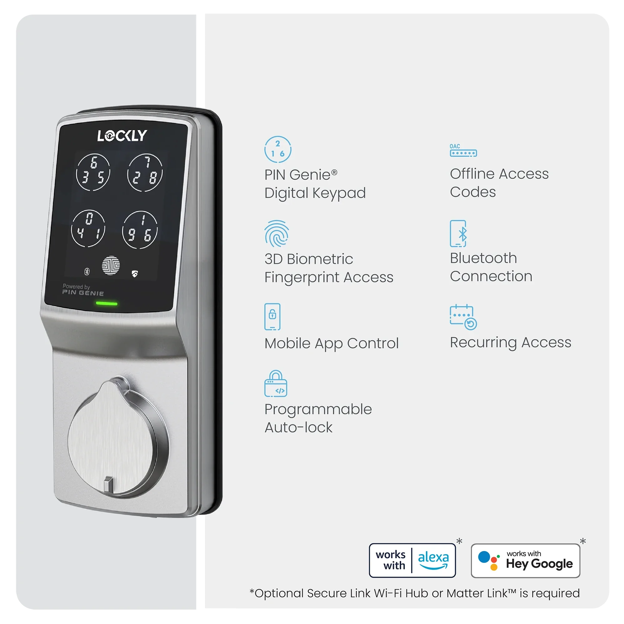 Peek-Proof Lockly Secure Plus Smart Lock - Image 58