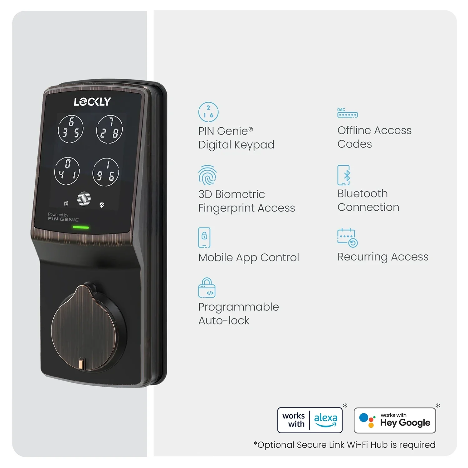 Peek-Proof Lockly Secure Plus Smart Lock - Image 69