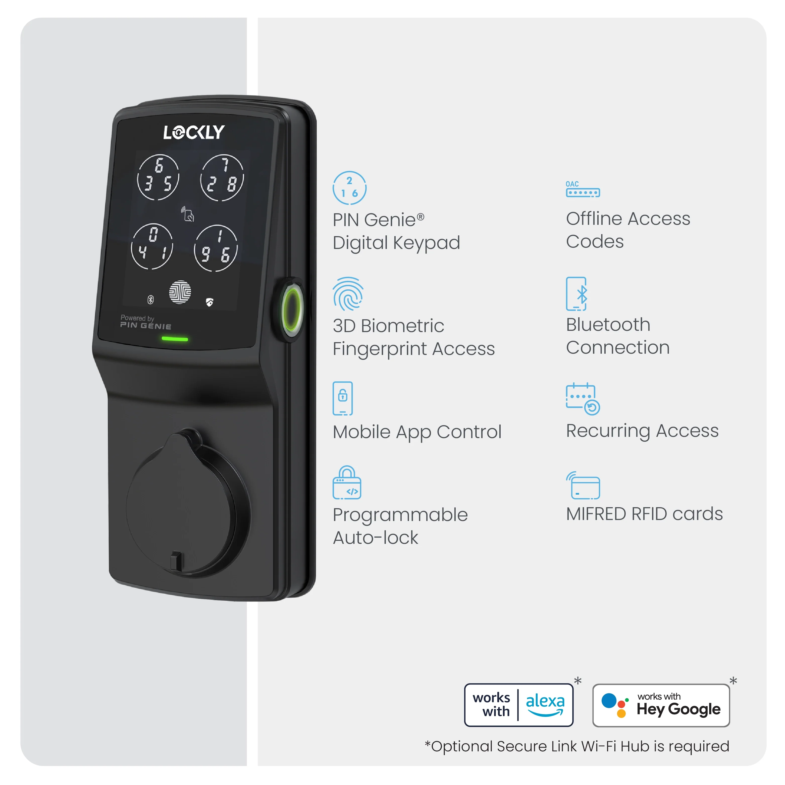 Lockly Secure Plus Special Edition with RFID Card Access - Image 13