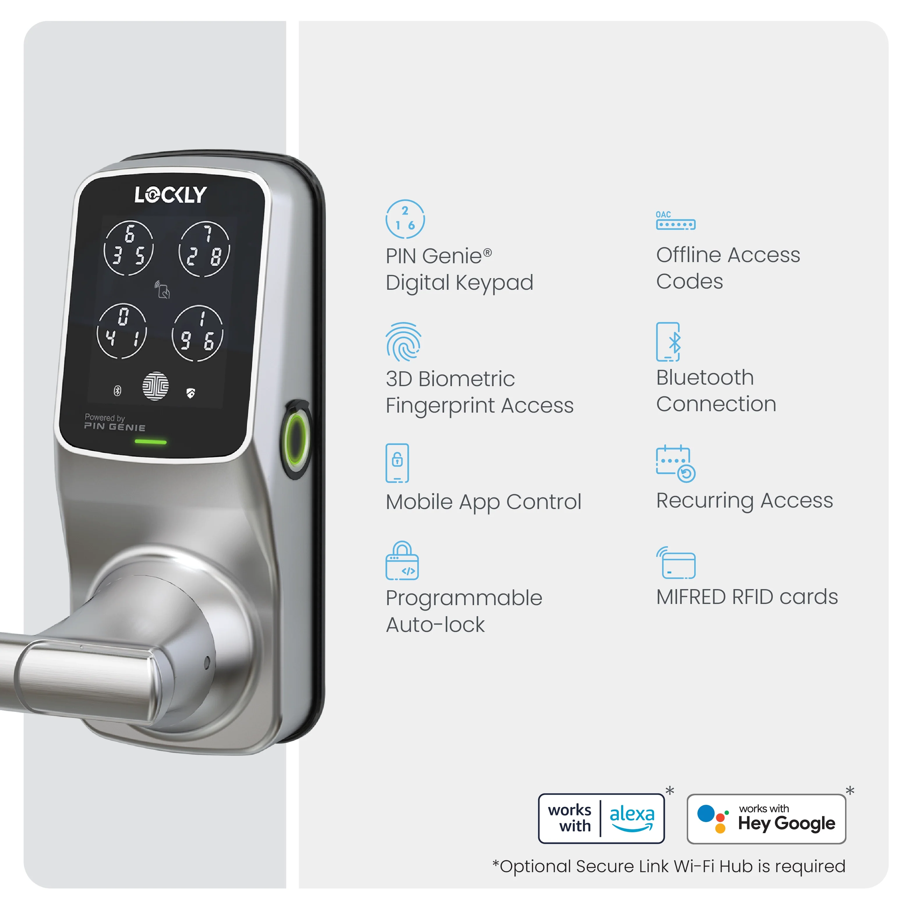 Lockly Secure Plus Special Edition with RFID Card Access - Image 27