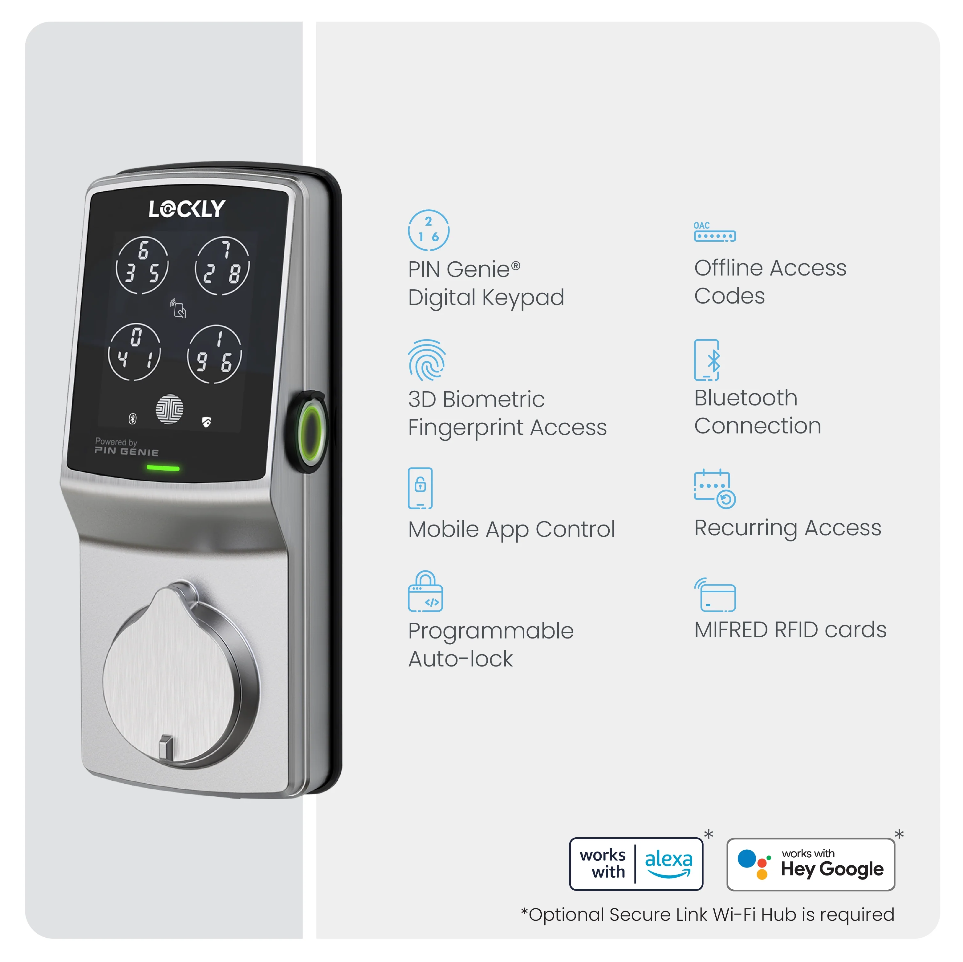 Lockly Secure Plus Special Edition with RFID Card Access - Image 6