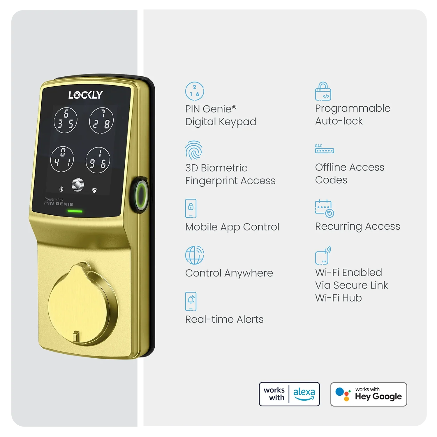 Wi-Fi Enabled Lockly Secure Pro Smart Lock - Image 25
