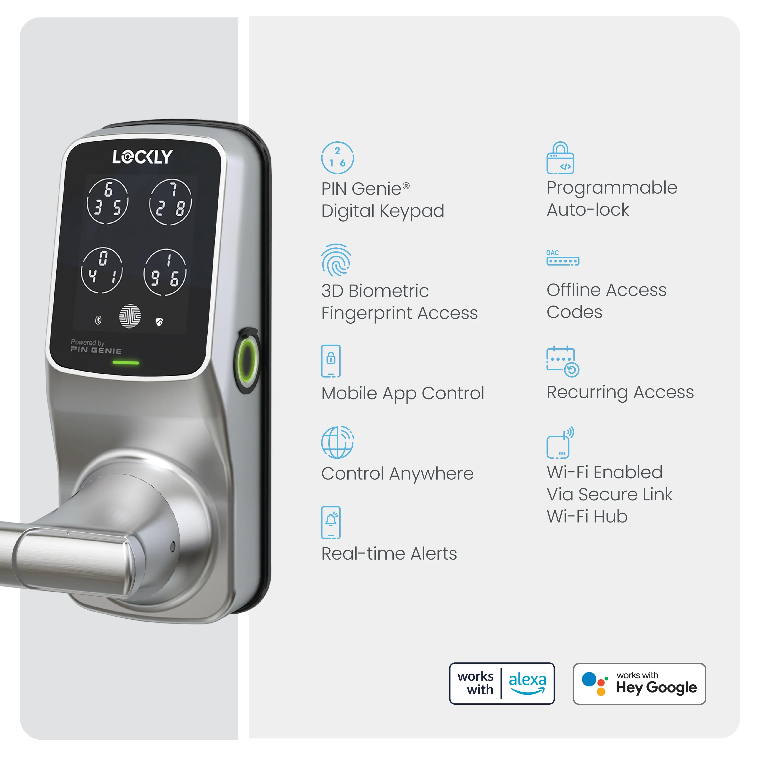 Wi-Fi Enabled Lockly Secure Pro Smart Lock - Image 32