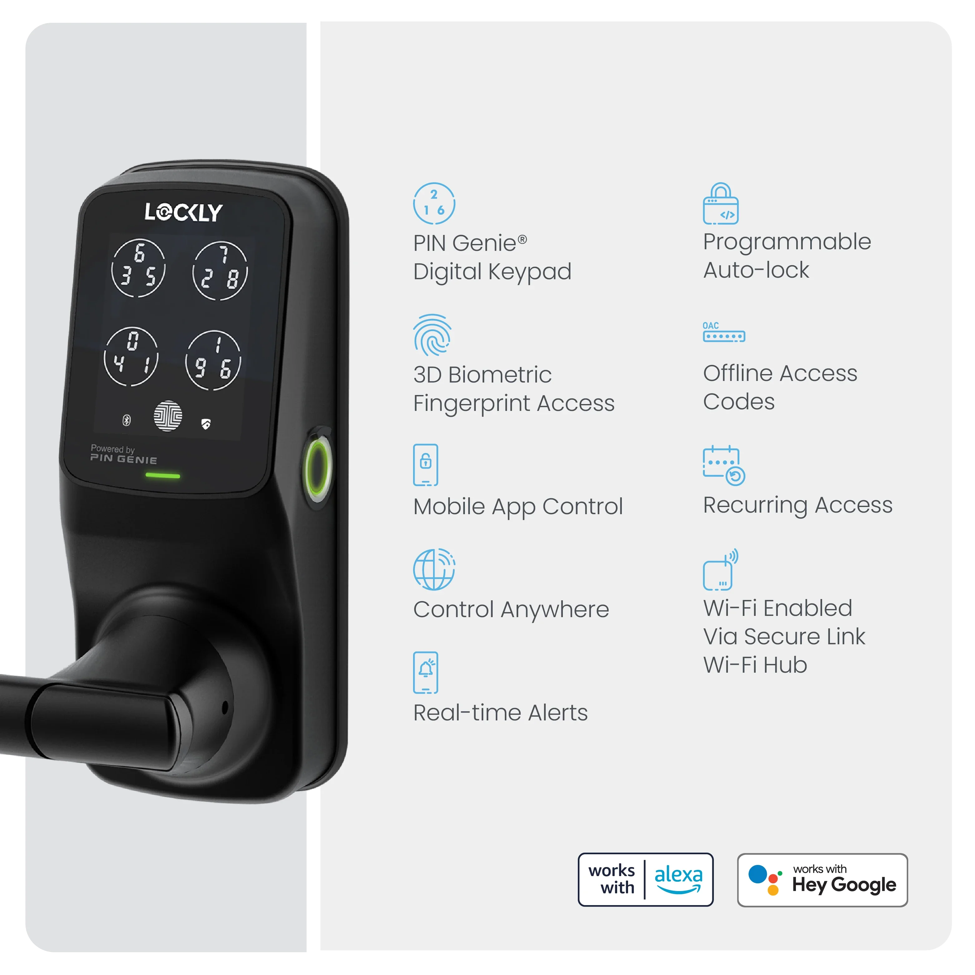 Wi-Fi Enabled Lockly Secure Pro Smart Lock - Image 39