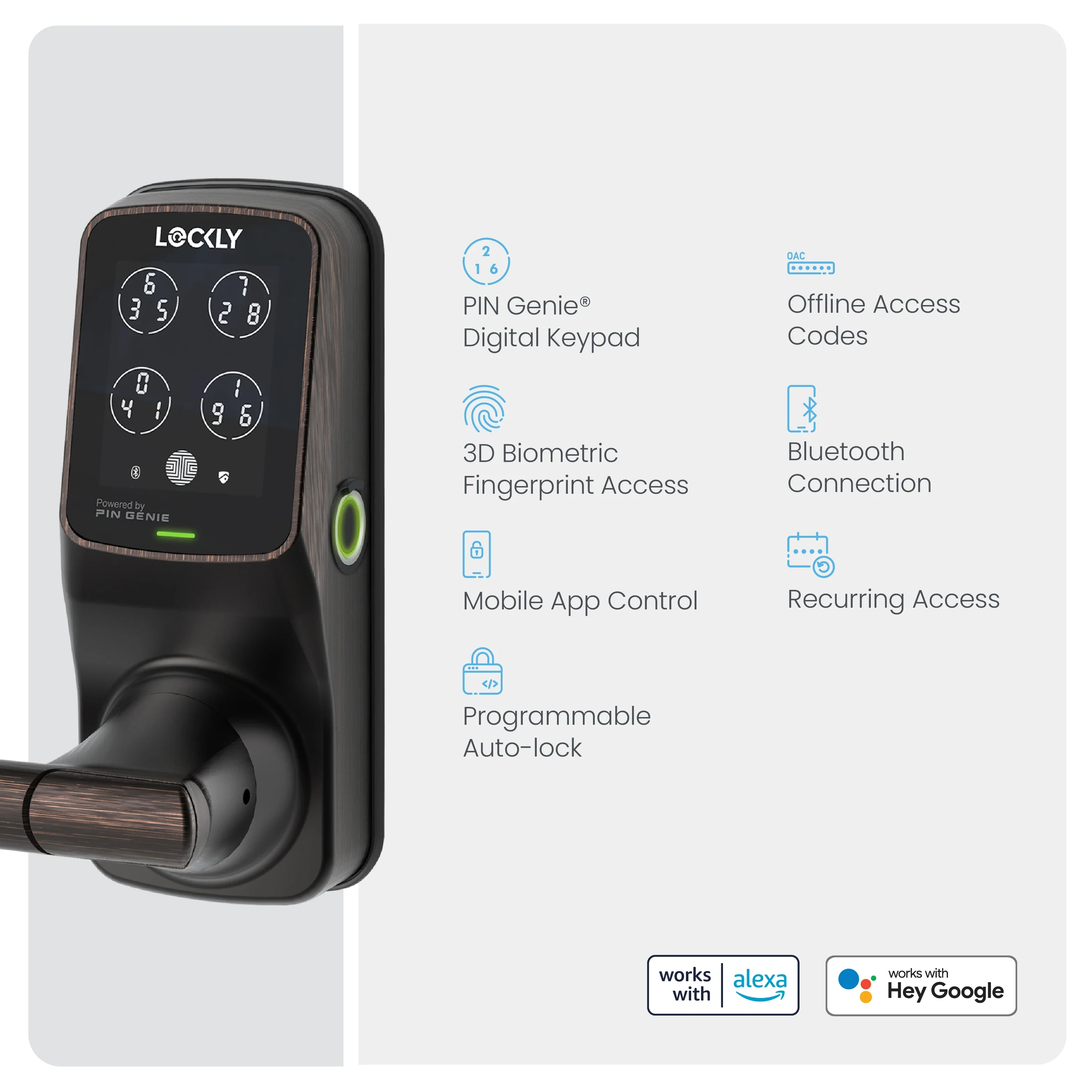 Wi-Fi Enabled Lockly Secure Pro Smart Lock - Image 46