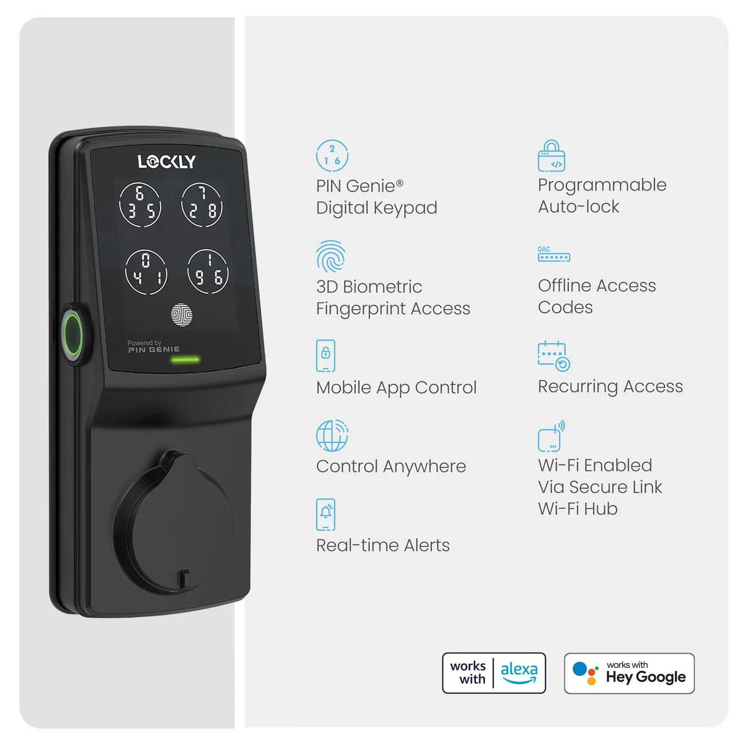 Wi-Fi Enabled Lockly Secure Pro Smart Lock - Image 53