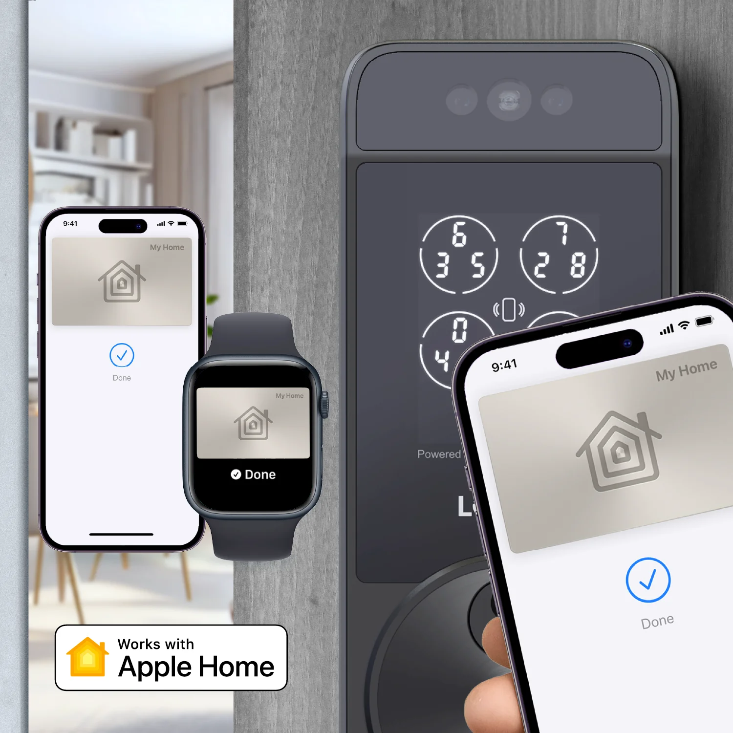 Lockly Visage Zeno Series Facial Recognition Deadbolt - Image 5