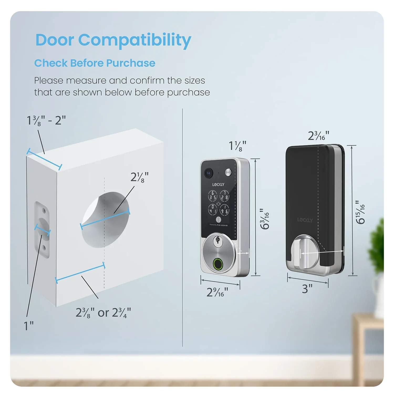 Lockly Vision Zeno Series Video Smart Lock with Intercom Deadbolt - Image 14
