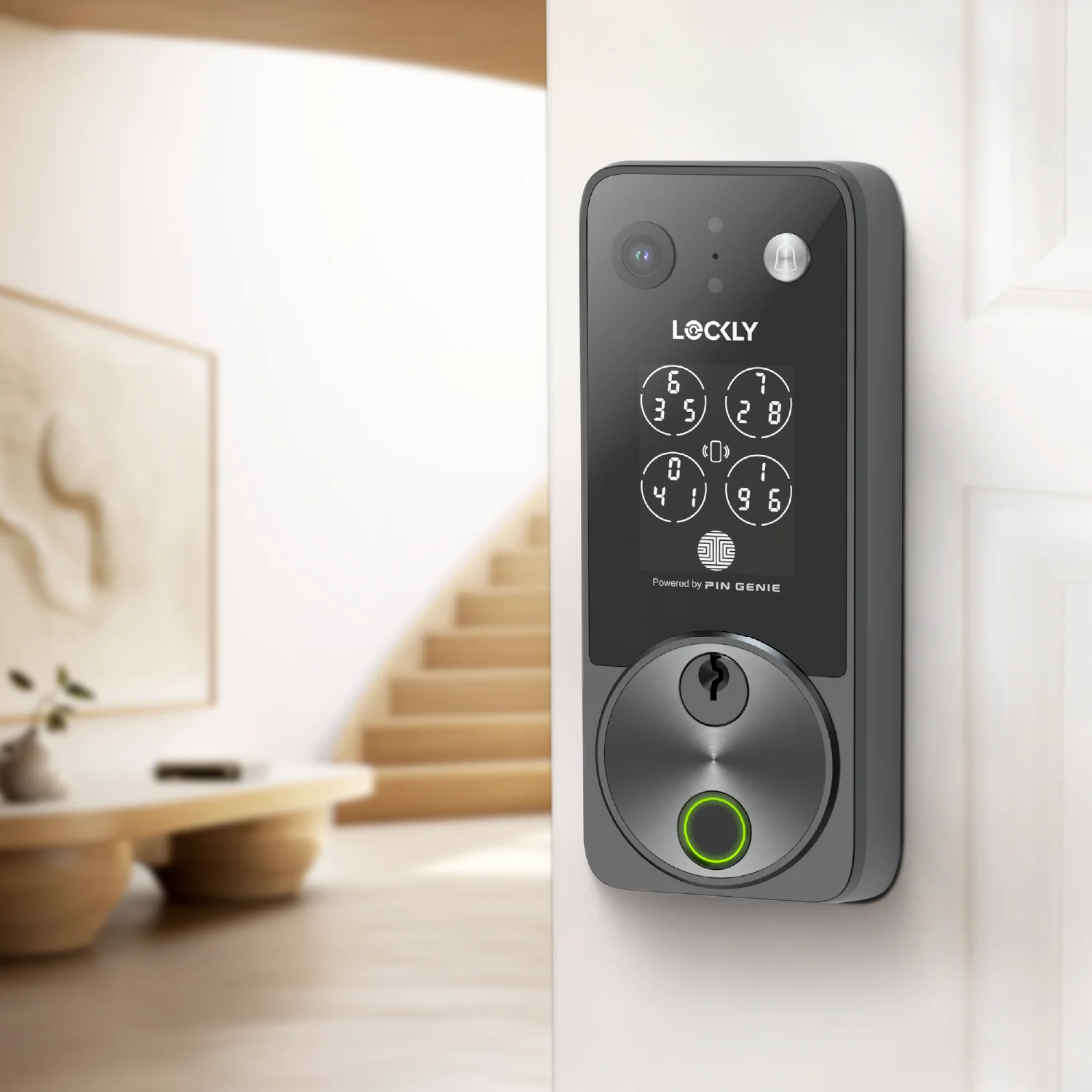 Lockly Vision Zeno Series Video Smart Lock with Intercom Deadbolt - Image 4