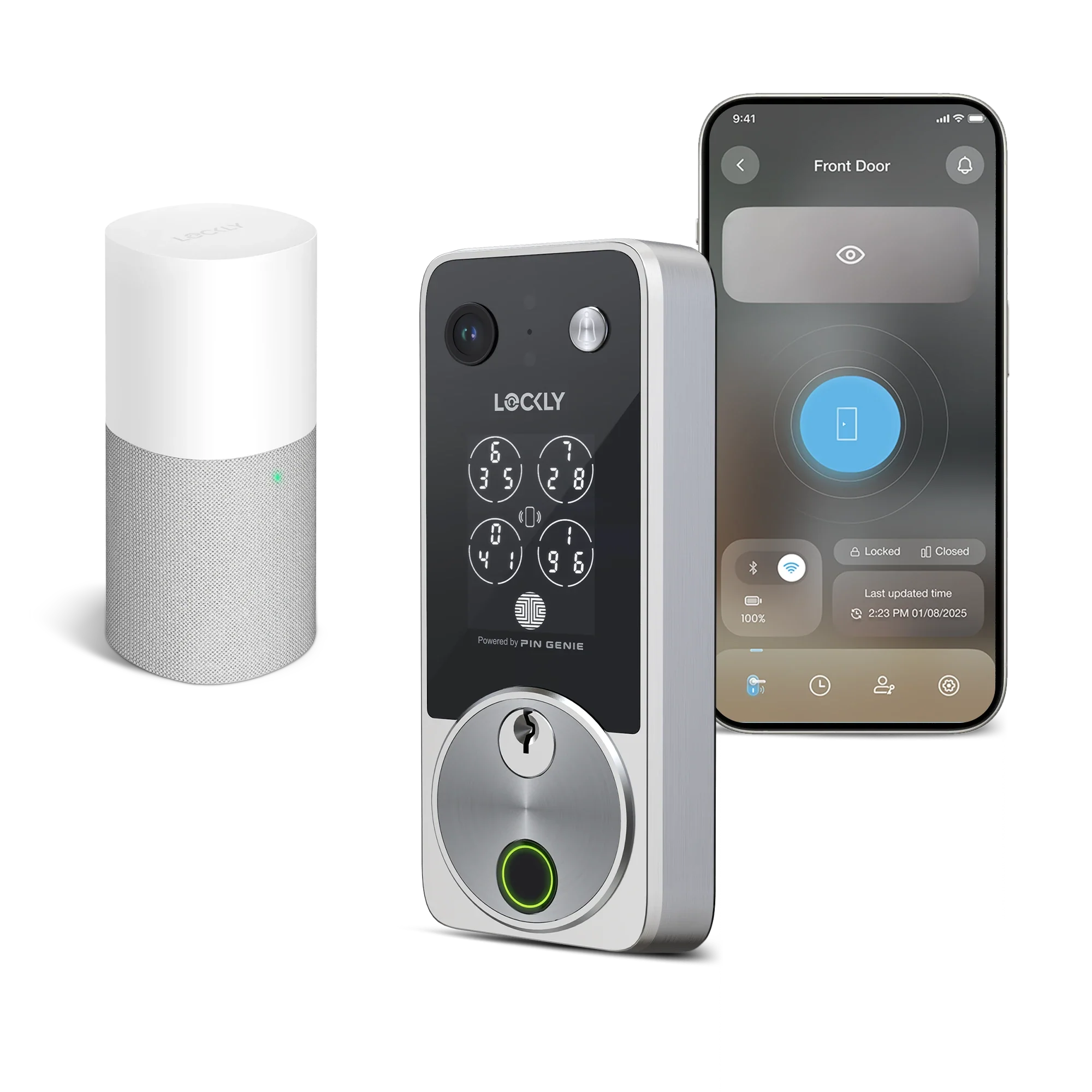 Lockly Vision Zeno Series Video Smart Lock with Intercom Deadbolt - Image 8