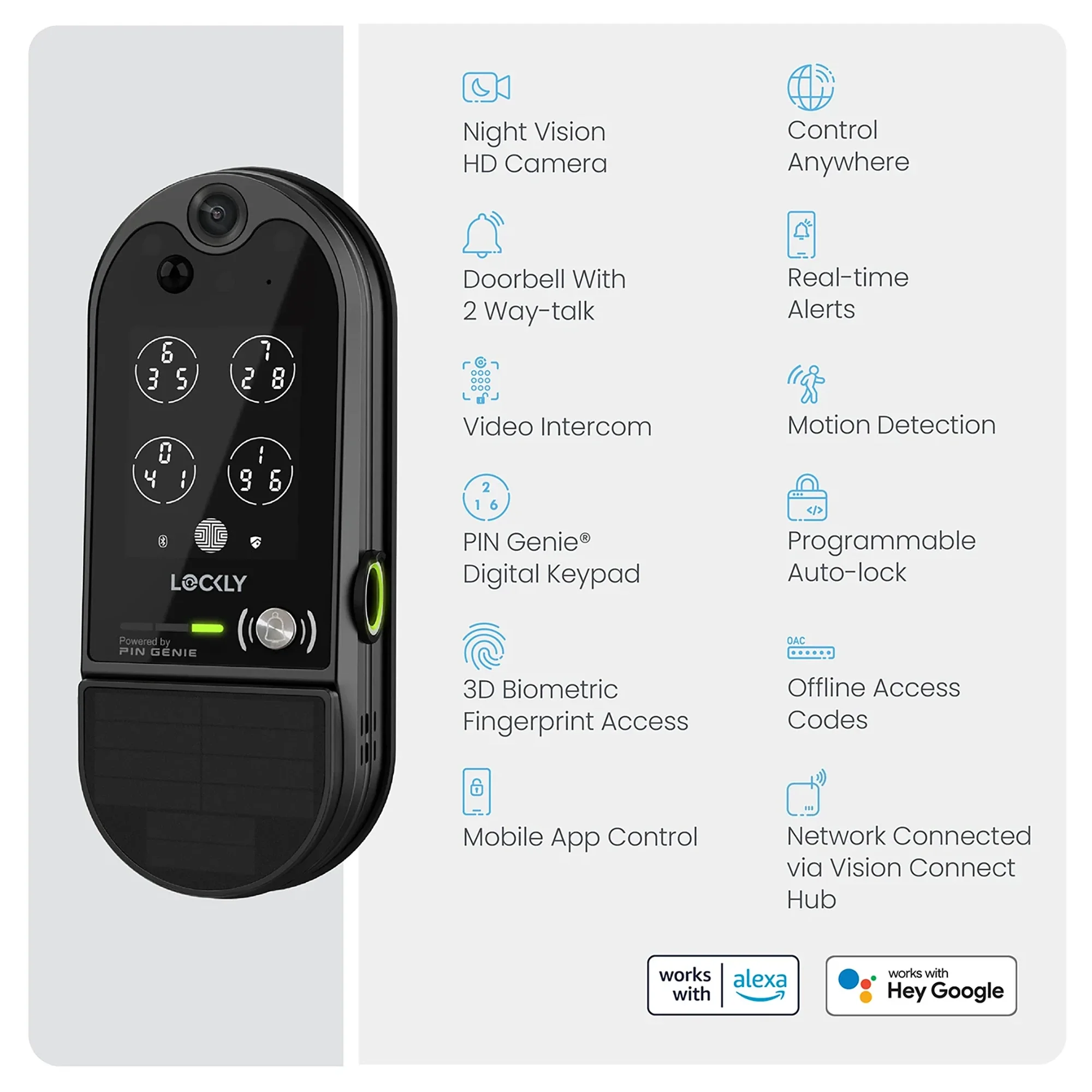 Lockly Vision Elite Video Smart Lock - Image 8